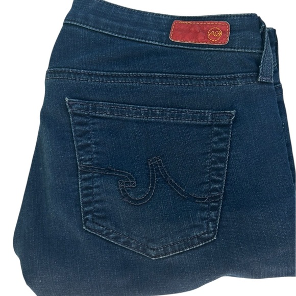 AG Adriano Goldschmied The Ballad Slim Boot SZ 28R Blue Midrise Western Straight - Picture 1 of 15